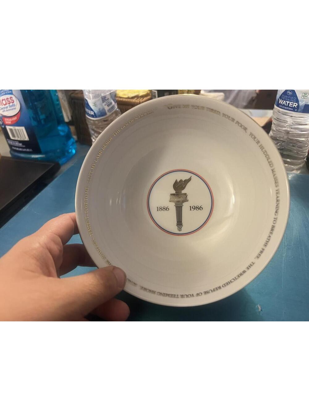 Avon Liberty 1886-1986 Commemorative Collectible Bowl